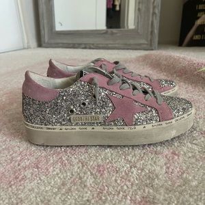 Golden goose glitter hi stars size 37 (US womens size 7)